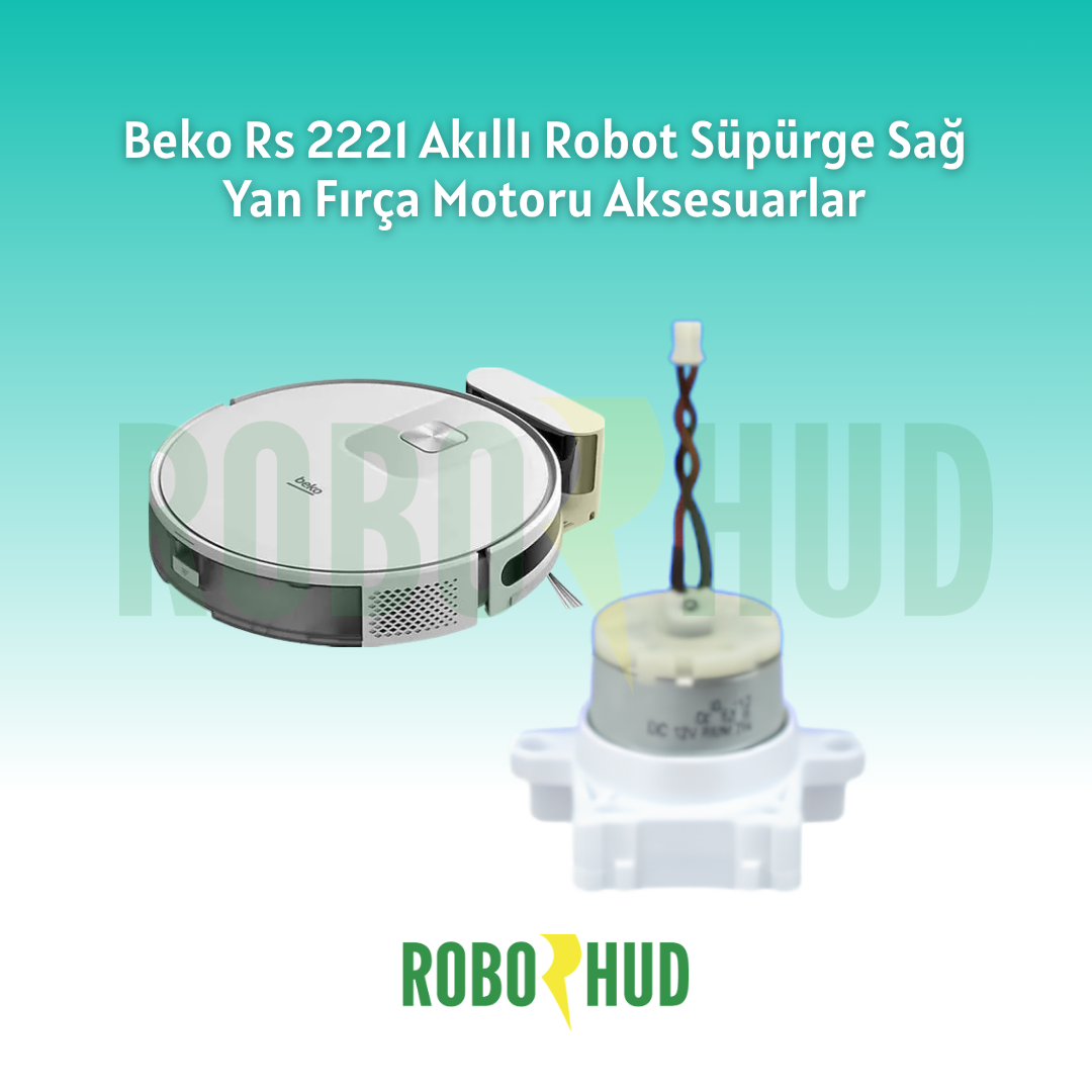 Beko RS 2221 Akıllı Robot Süpürge Sağ Yan Fırça Motoru Aksesuarları