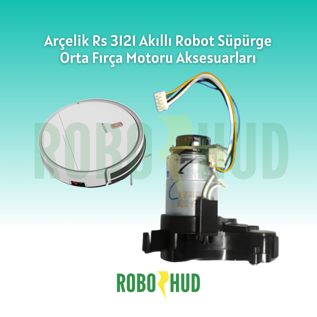 Arçelik RS 3121 Robot Süpürge Orta Fırça Motoru