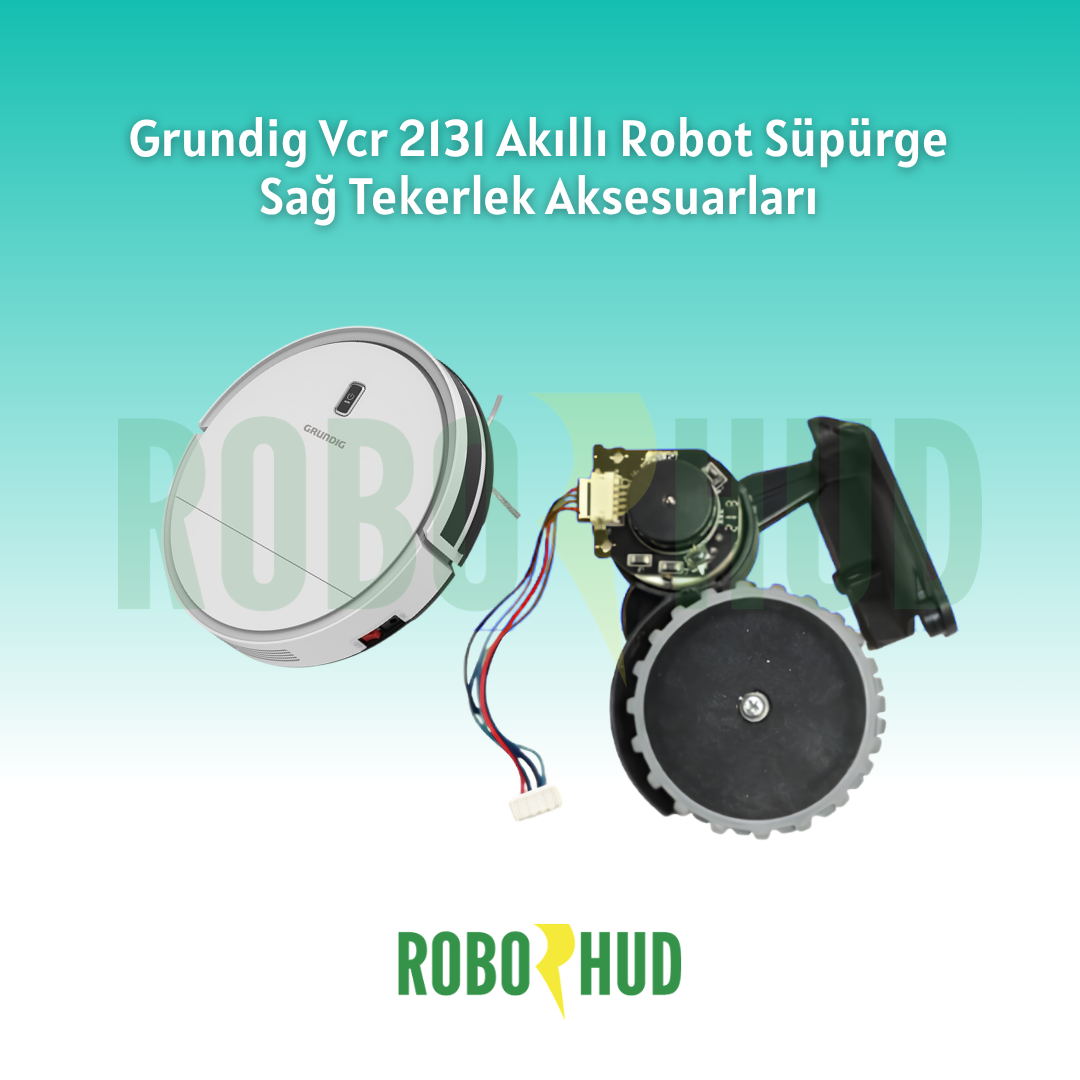 Grundig VCR 2131 Robot Süpürge Sağ Tekerlek Motoru Mödülü