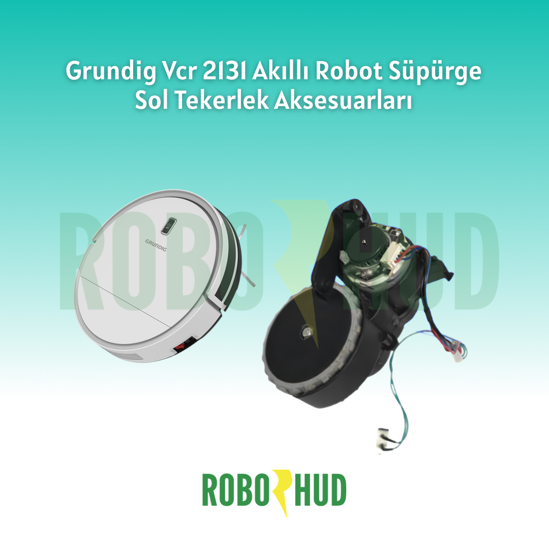 Grundig VCR 2131 Akıllı Robot Süpürge Sol Tekerlek Aksesuarları