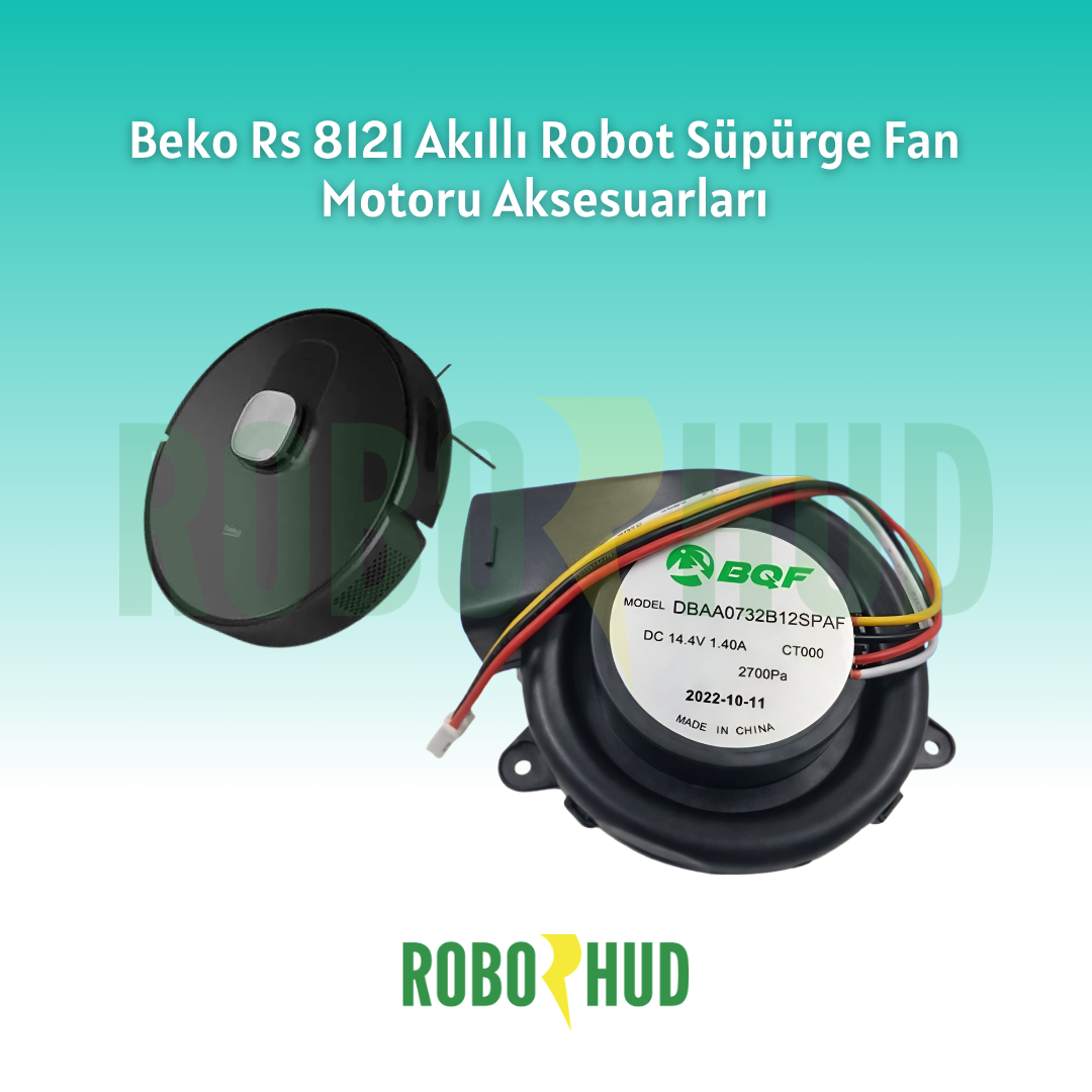Beko RS 8121 Akıllı Robot Süpürge Vakum Motoru Aksesuarları