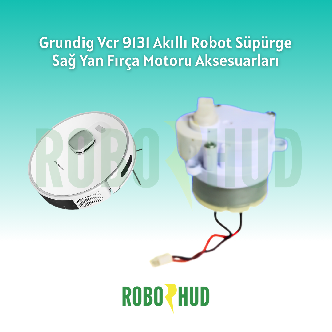 Grundig VCR 9131 Robot Süpürge Sağ Yan Fırça Motoru