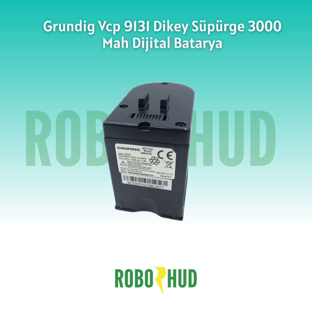 Grundig Vcp 9131 Dikey Süpürge 3000 Mah Dijital Batarya