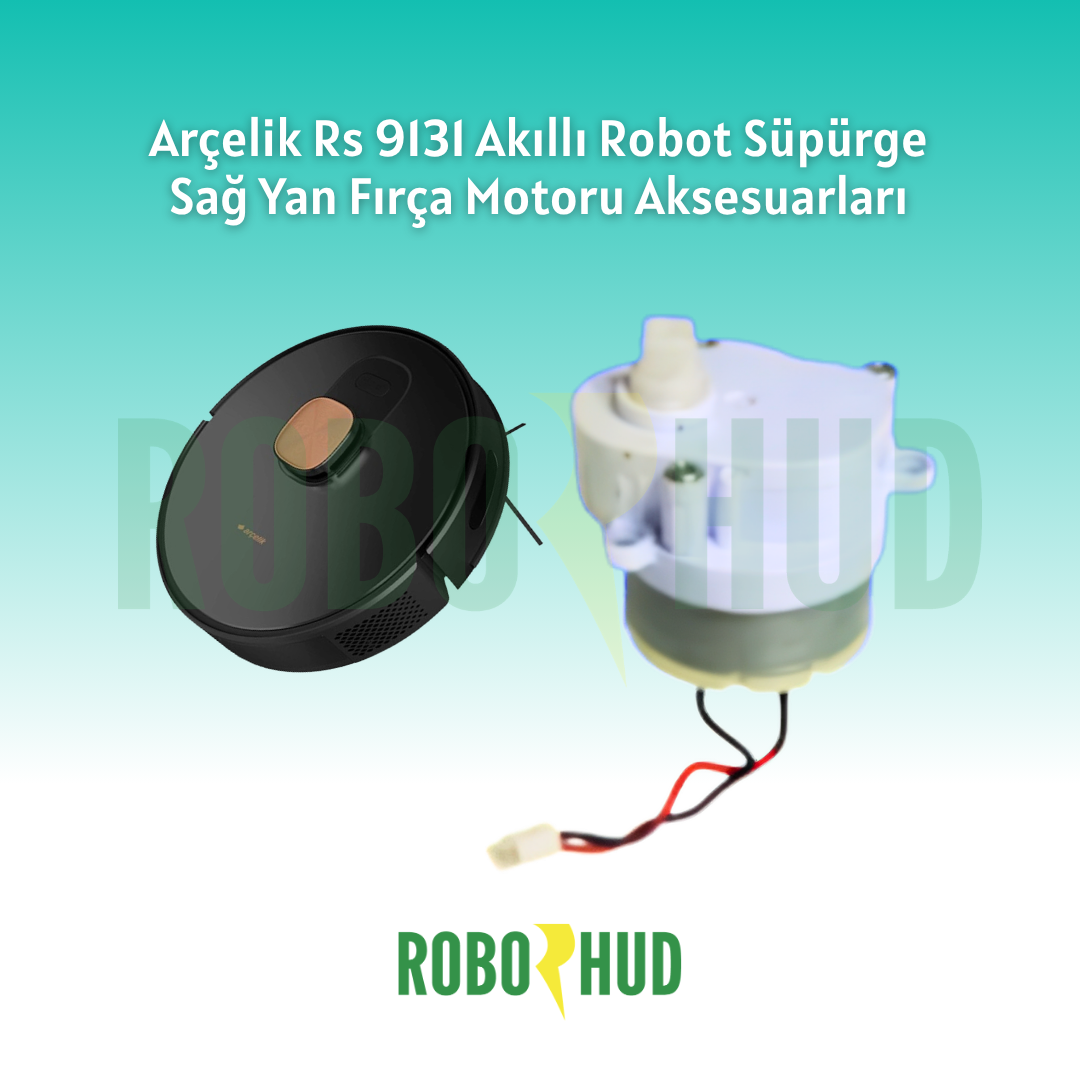 Arçelik RS 9131 Akıllı Robot Süpürge Sağ Yan Fırça Motoru