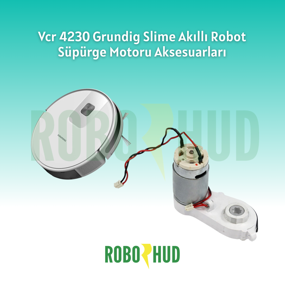 VCR 4230 Grundig Slime Akıllı Robot Süpürge Ana Firça Motoru