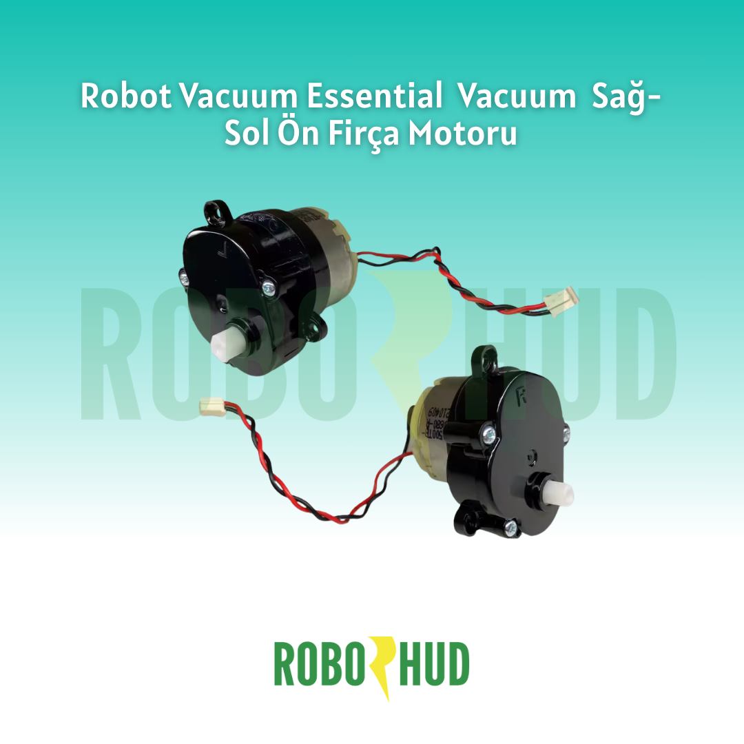 Xiaomi Mi Robot Vacuum Mop Essential 2 In 1 Akıllı Robot Süpürge Sağ Sol Fırça Motorları